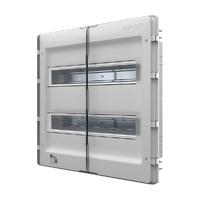 NHP MOD6+ Loadcentre Lightning 36-Way Flush Mount Transparent Doo