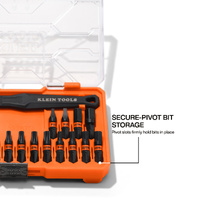 Klein Tools ProFlex Micro Ratchet Impact-Rated Bit Set 20 Piece