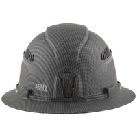 Klein Tools KARBN Full Brim Vented Hard Hat with Rechargeable Auto-Off Headlamp