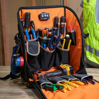 Klein Tradesman Pro Tool Station Tool Bag Backpack 27 Pockets