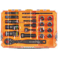 Klein 65240 Knect Impact Pass Through and Deep-Well Flip Socket Set 20-Piece