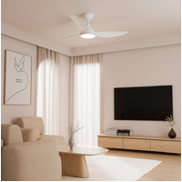 Calibo Clayfield 48" DC LED Ceiling Fan White with Remote