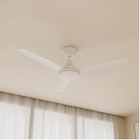 Calibo Clayfield 48" DC Ceiling Fan White with Remote