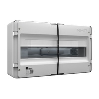 NHP MOD6+ Loadcentre Lightning 18-Way Surface Mount Transparent Door