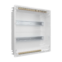 NHP MOD6+ Loadcentre Lightning 36-Way Flush Mount Transparent Doo