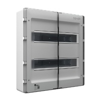 NHP MOD6+ Loadcentre Lightning 36-Way Surface Mount Transparent Door
