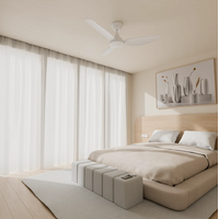 Calibo Clayfield 52" DC Ceiling Fan White with Remote