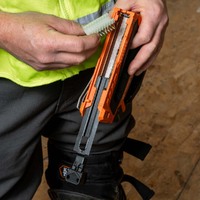 Klein Tools Loose Cable Stapler Forward Action