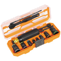 Klein Flip-16 Knect Ratcheting Impact Flip Socket Screwdriver Set