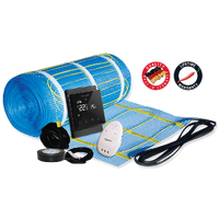 Thermonet 200W/m² In Screed Heating Kit with Black Thermostat