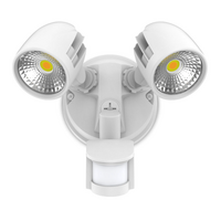 Atom Condor 24W Twin Security Spot  W/Sensor IP54 White