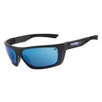 Paramount Flash Jet Black Gloss Blue Mirror Lens