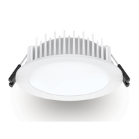 Atom 8W Flush Low-profile LED Tri-Colour Downlight With Dimmable Driver