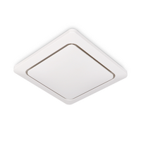 Atom Eclipse 240MM Square Exhaust Fan Fascia Matt White