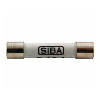 Siba 172526 5x25mm Ceramic Medium Time Delay Fuse