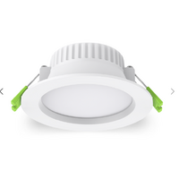 Atom 7W Low Profile LED Downlight Dimmable Recessed Lens - Tri Colour