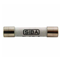 Siba 189140 10A 6.3x32mm Ceramic Slow Acting Fuse
