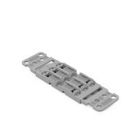 Wago 3Way Mounting Carrier With Strain Relief For Inline Splicing Connector With Lever For Screw Mounting PK5