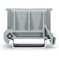Wago Angled DIN-Rail Adapter in Combination With Mounting Carrier 221-500 or 222-500 For DIN-35 Rail Mounting Grey PK10