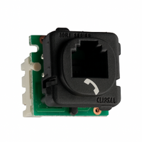 Clipsal 30RJ64SMT  Actassi Modular Phone Socket Black