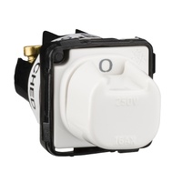 Clipsal 30RSM2 Rotary Switch Mech 15A On/Off White
