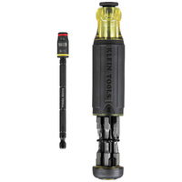 Klein 14-in-1 HVAC Adjustable-Length Impact Screwdriver with Flip Socket