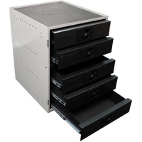 Storagetek Cabinet with 5 Small Drawers