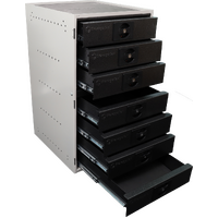Storage Tek Cabinet With 7 Small Drawers