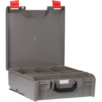 Storagetek Case Large ABS Lid with Dividers Grey
