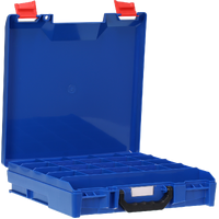 Storagetek Case Small ABS Lid with Dividers Blue