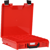 Storagetek Case Small ABS Lid with Dividers Red