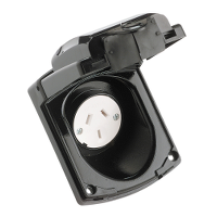 Clipsal 10A Caravan Outlet Black