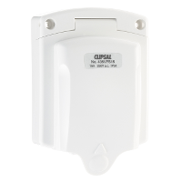 Clipsal 15A Caravan Inlet White