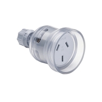 Clipsal 10A 3 Pin Extension Socket Transparent