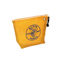 Klein Zipper Bag, Canvas Tool Pouch, 10-Inch, Yellow