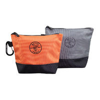 Klein Zipper Bag, Stand-Up Tool Pouch, 2-Pack