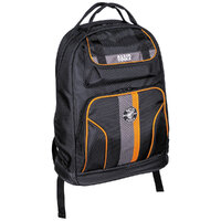 Klein Tradesman Pro Tool Bag Backpack, 35 Pockets, Black, 17.5-Inch