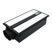 Domus Airsway 6 in 1 Premium Slimline Bathroom Heater Black