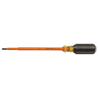 Klein Insulated Screwdriver - 4.8 mm Cabinet, 178 mm