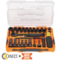 Klein Knect Complete Impact Pass Through and Flip Socket Set 39-Piece