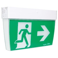 Legrand Economy LED Exit Sign - Running Man Decals White