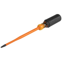 Klein Slim-Tip 1000 V Insulated Screwdriver, No. 2 Square, 15.2 cm Round Shank