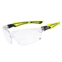 Paramount Bionix Hi Vis Green/Black Temple Titanium AF/AS Clear Lens