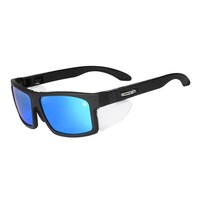 Paramount Cross Fit Frozen BLK Frame Sky Blue Mirror Lens/INC Spare X-Fit Temples