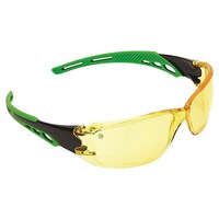 Paramount Cirrus Green Arms Safety Glasses Amber A/F Lens