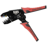 Klein Ratcheting Heat Shrink Terminal Crimper 10 to 22 AWG Wire