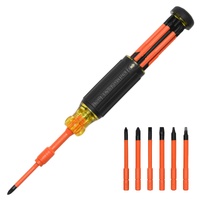 Klein Tools 6-in-1 Insulated Auto-Lock Screwdriver