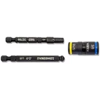 Klein Flip Socket 3 In 1 5/16" to 3/8" For Solar With Short 6mm Hexagonal Shaft