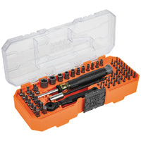 Klein Precision Ratchet and Driver System, 64-Piece