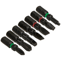 Klein Tools Assorted Pro Impact Power Bits 1-1/4 Inch 7 Pack